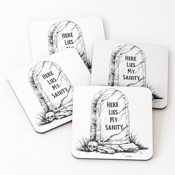 Item preview, Here Lies My Sanity designed and sold by Little-Bit-Xtra.