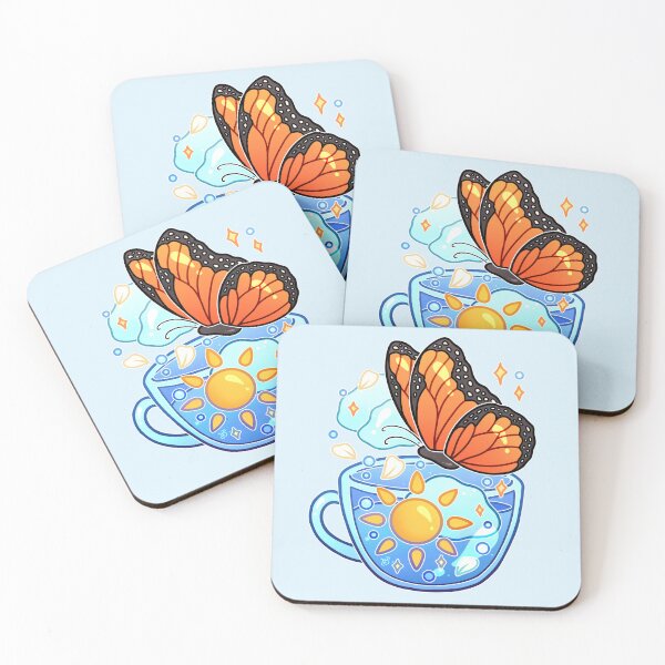Item preview, Sip of Sunshine Butterfly Teacup designed and sold by heysoleilart.