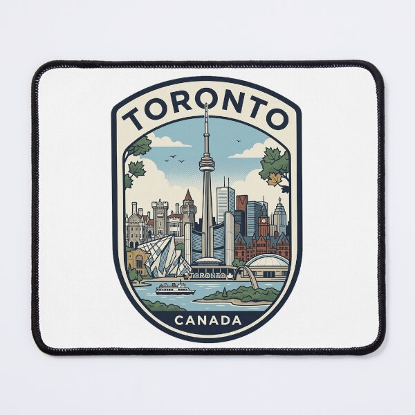 Item preview, Toronto Canada Skyline Vintage Travel Badge designed and sold by k3rstman1.