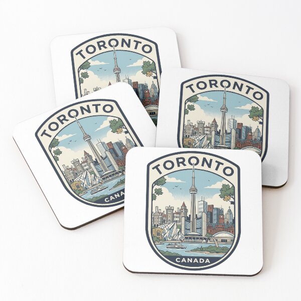 Item preview, Toronto Canada Skyline Vintage Travel Badge designed and sold by k3rstman1.