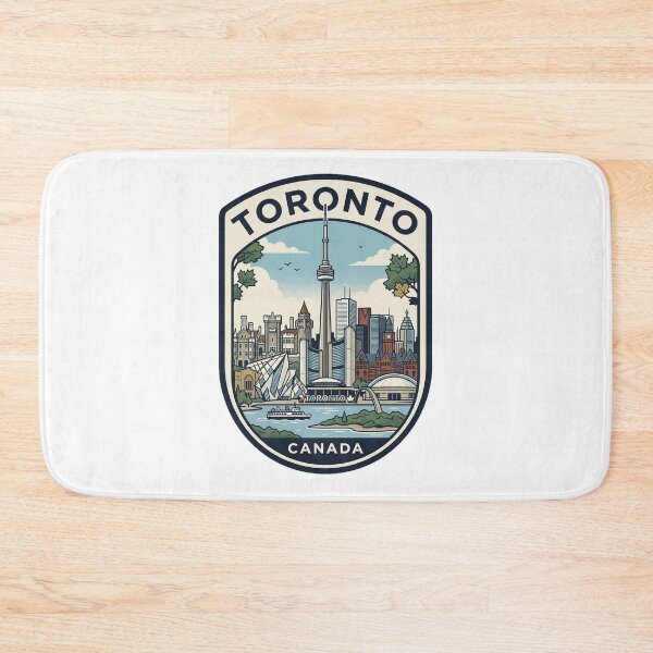 Item preview, Toronto Canada Skyline Vintage Travel Badge designed and sold by k3rstman1.