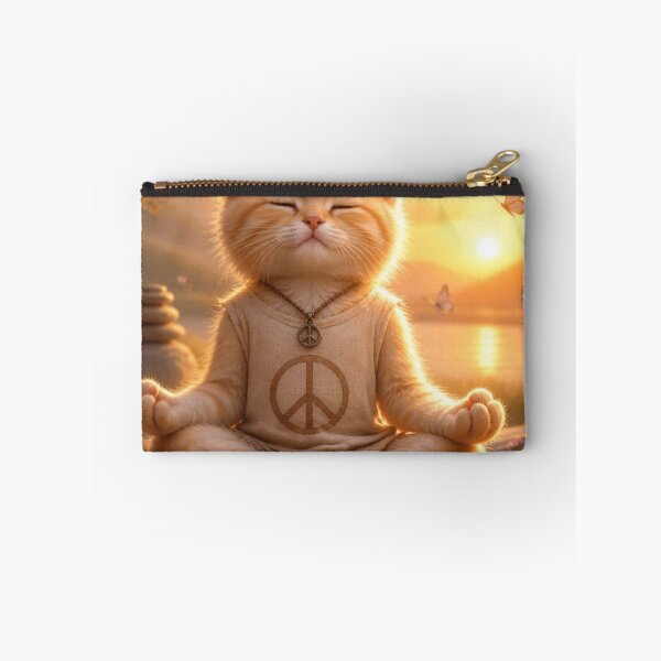 Item preview, Peace Zen Yoga Cat - Funny Meditating Kitten designed and sold by SALVO180674.