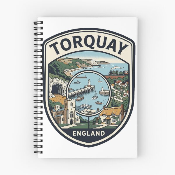 Item preview, Torquay England Coastal Travel Badge designed and sold by k3rstman1.