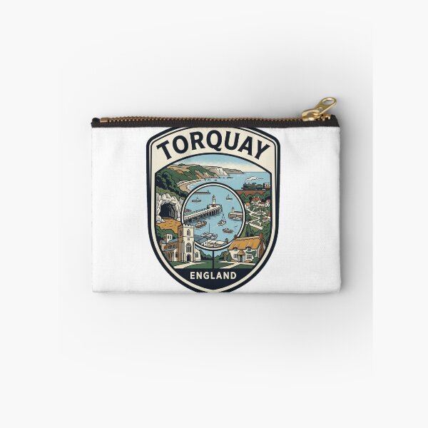 Item preview, Torquay England Coastal Travel Badge designed and sold by k3rstman1.