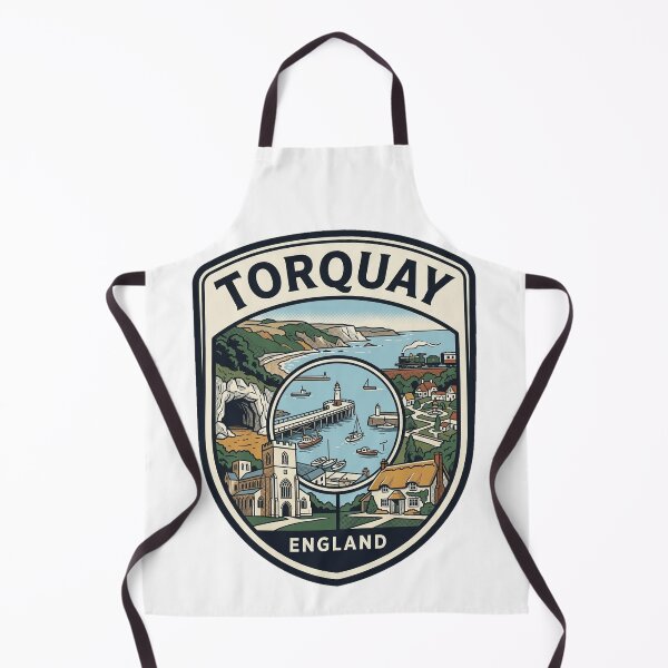 Item preview, Torquay England Coastal Travel Badge designed and sold by k3rstman1.