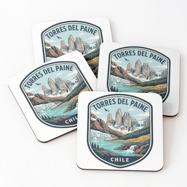Item preview, Torres del Paine Chile Patagonia Vintage Travel Badge designed and sold by k3rstman1.