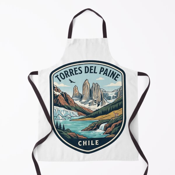 Item preview, Torres del Paine Chile Patagonia Vintage Travel Badge designed and sold by k3rstman1.