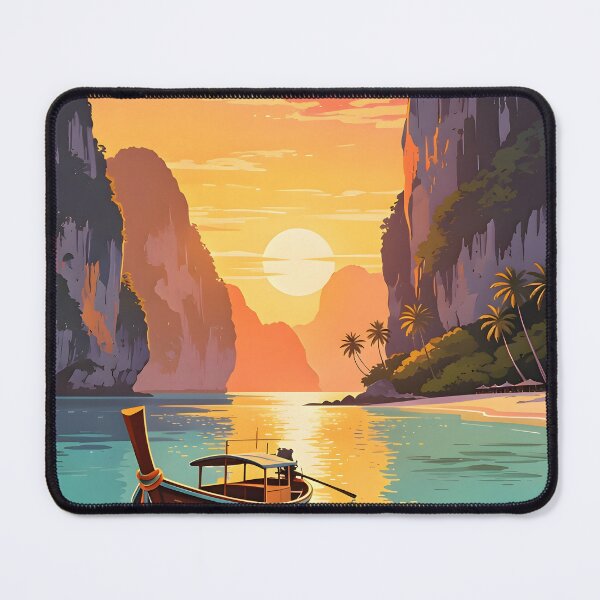 Item preview, Thailand Tropical Paradise – Longtail Boat at Sunset designed and sold by Spirit of Siam.