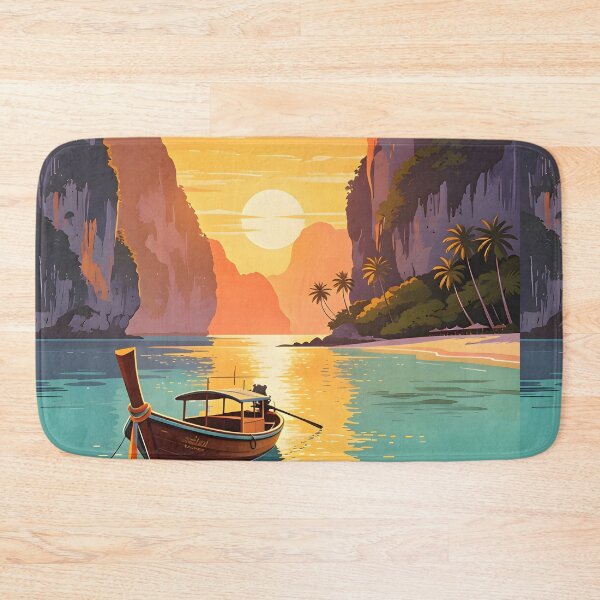 Item preview, Thailand Tropical Paradise – Longtail Boat at Sunset designed and sold by Spirit of Siam.