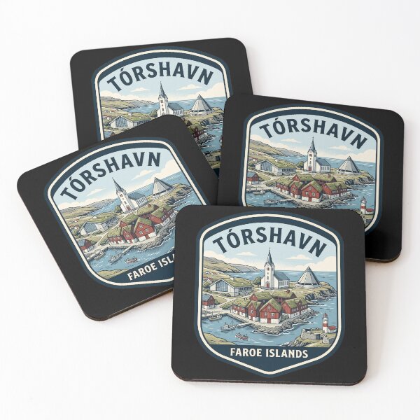 Item preview, Torshavn Faroe Islands Vintage Travel Emblem designed and sold by k3rstman1.