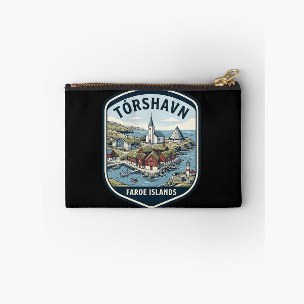 Item preview, Torshavn Faroe Islands Vintage Travel Emblem designed and sold by k3rstman1.