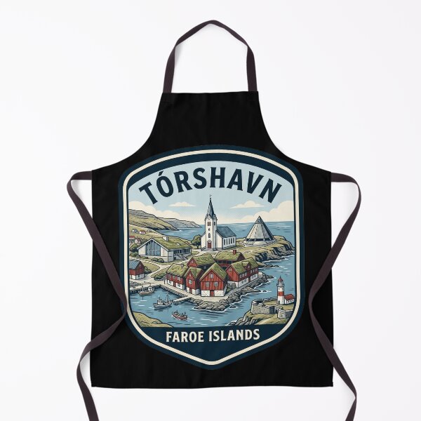 Item preview, Torshavn Faroe Islands Vintage Travel Emblem designed and sold by k3rstman1.