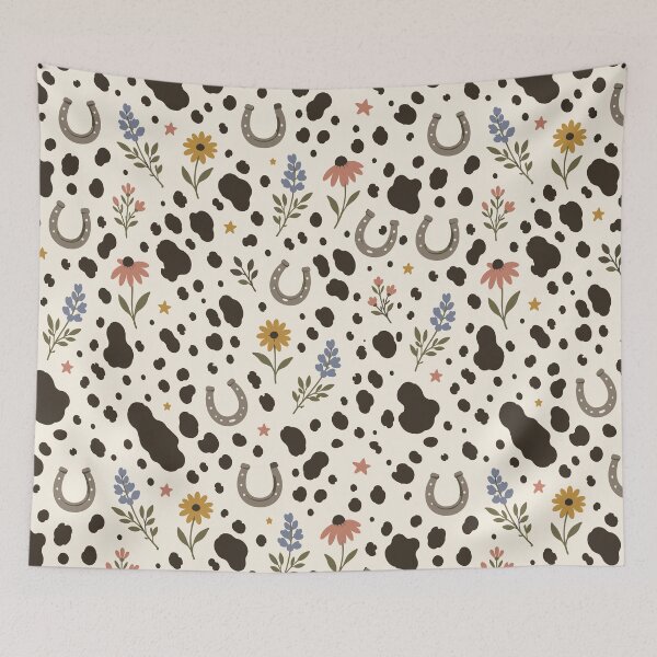 Item preview, Appaloosa Horse Marking Floral Pattern designed and sold by WildlifeInc.