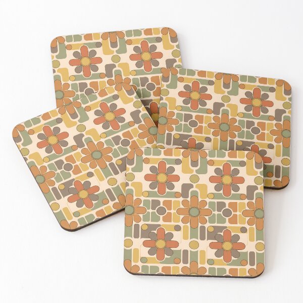 Item preview, C Aesthetic Vintage Abstract Floral Seamless Pattern Art designed and sold by ART ATTACK ZONE.