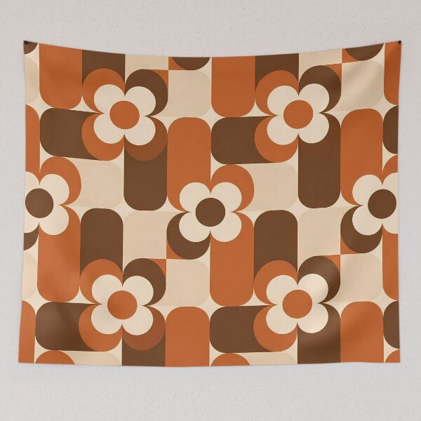 Item preview, D Aesthetic Vintage Abstract Floral Seamless Pattern Art designed and sold by ART ATTACK ZONE.