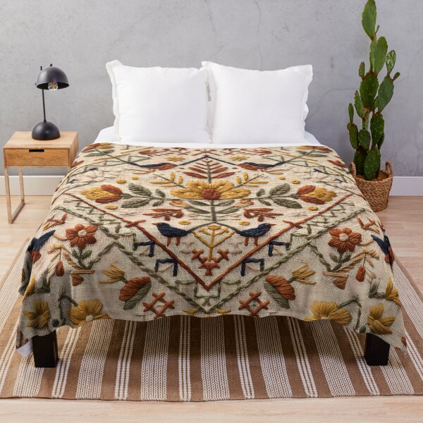 Item preview, Bird Aesthetic Vintage Abstract Floral Seamless Pattern Art designed and sold by ART ATTACK ZONE.