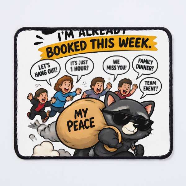 Item preview, Sorry, My Peace Is Booked designed and sold by Social Battery Co..