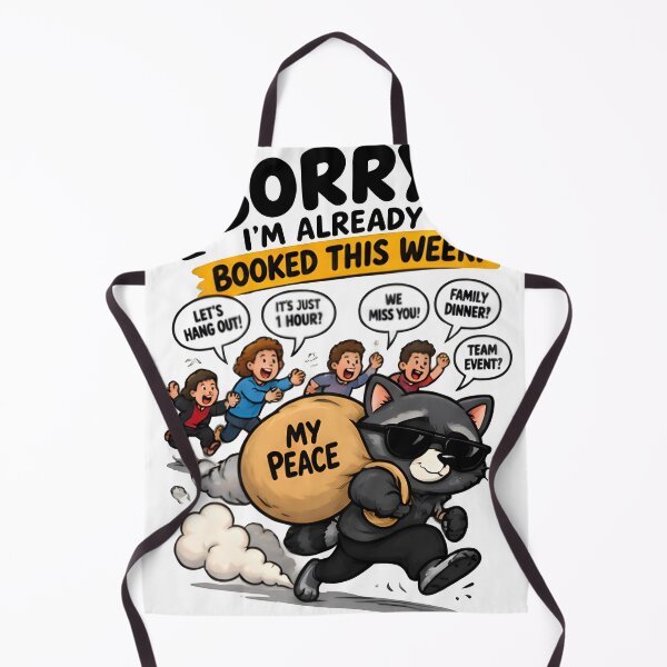 Item preview, Sorry, My Peace Is Booked designed and sold by Social Battery Co..