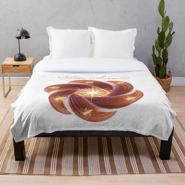 Item preview, Golden Harmony - The Luminescent Bee Mandala designed and sold by MinimalAurashop.