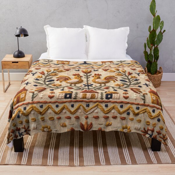 Item preview, Chicken Aesthetic Vintage Abstract Floral Seamless Pattern Art designed and sold by ART ATTACK ZONE.