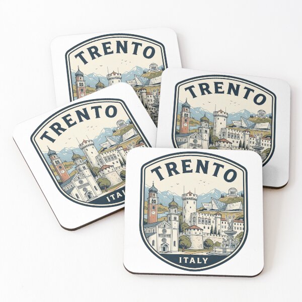 Item preview, Trento Italy Vintage Travel Landmark Emblem designed and sold by k3rstman1.