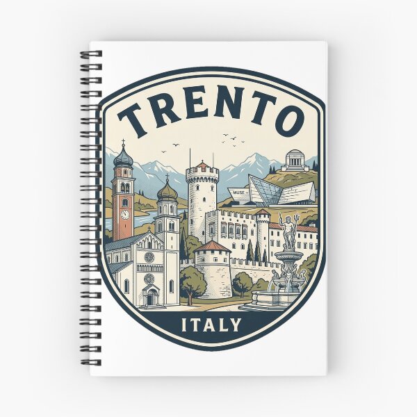Item preview, Trento Italy Vintage Travel Landmark Emblem designed and sold by k3rstman1.