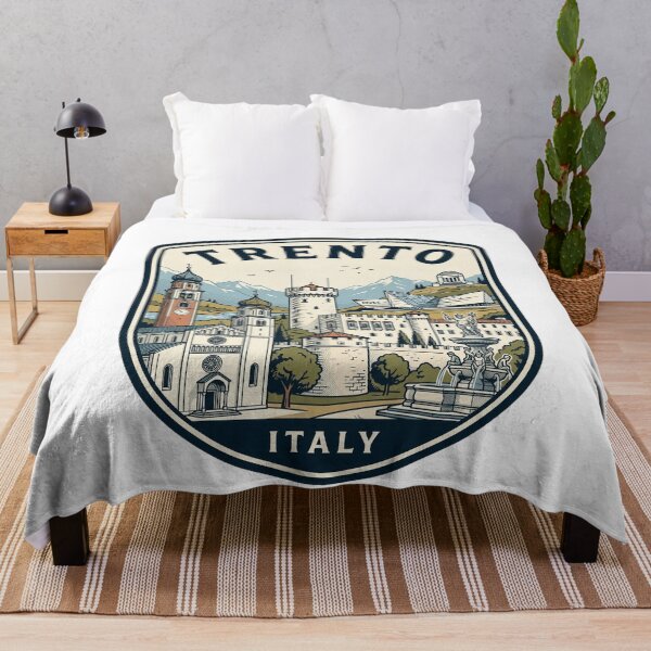 Item preview, Trento Italy Vintage Travel Landmark Emblem designed and sold by k3rstman1.
