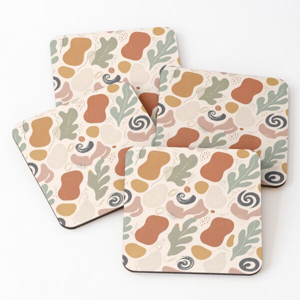 Item preview, X Aesthetic Vintage Abstract Floral Seamless Pattern Art designed and sold by ART ATTACK ZONE.
