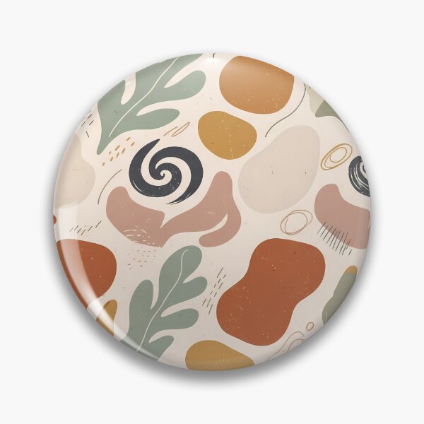 Item preview, X Aesthetic Vintage Abstract Floral Seamless Pattern Art designed and sold by ART ATTACK ZONE.