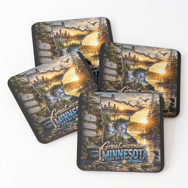 Item preview, North Star Awakening: A Great Morning Across Minnesota’s Lake Country designed and sold by BlissBlvdShop.