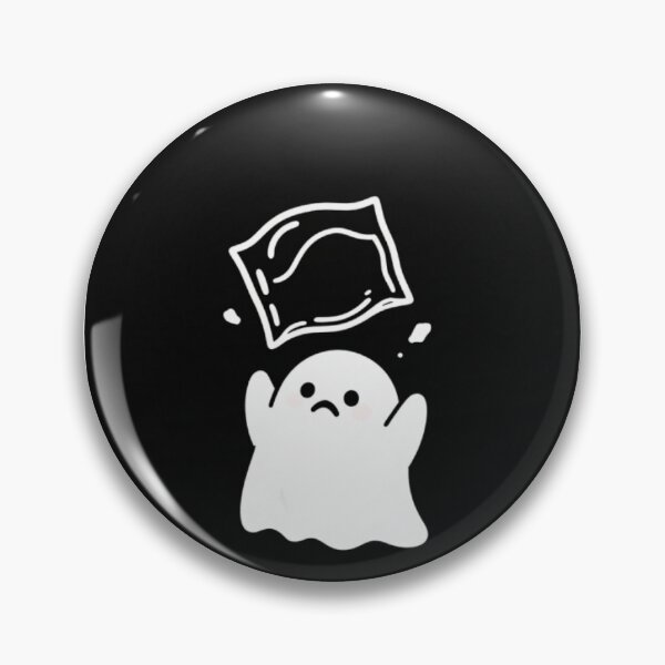 Item preview, Again Ghost – Funny Empty Snack Bag Kawaii Design designed and sold by SakuraHQ.