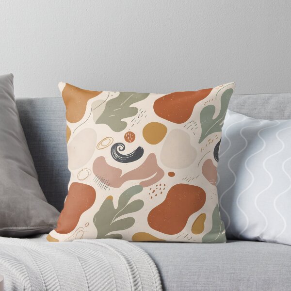 Item preview, X Aesthetic Vintage Abstract Floral Seamless Pattern Art designed and sold by ART ATTACK ZONE.
