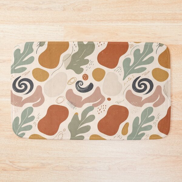 Item preview, X Aesthetic Vintage Abstract Floral Seamless Pattern Art designed and sold by ART ATTACK ZONE.