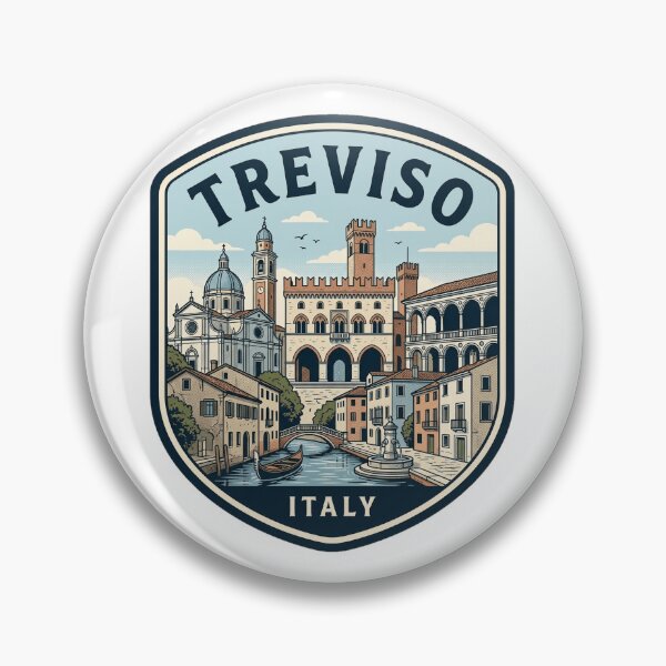 Item preview, Treviso Italy Vintage Travel Badge designed and sold by k3rstman1.