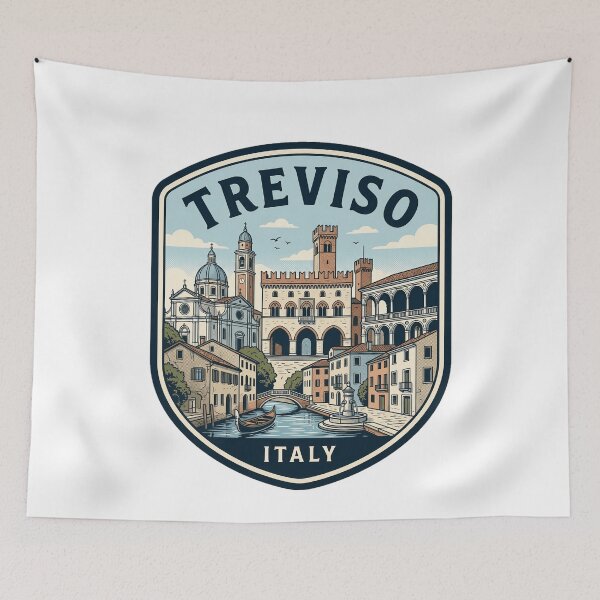 Item preview, Treviso Italy Vintage Travel Badge designed and sold by k3rstman1.