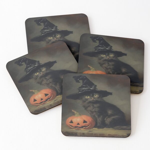 Item preview, witch cat designed and sold by pksart1.