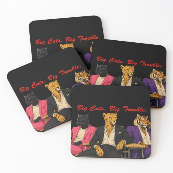 Item preview, Grandes felinos. Grandes problemas. designed and sold by Animal Cosmic Society.