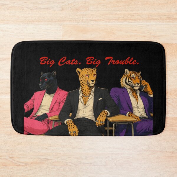 Item preview, Big Cats. Big Trouble. designed and sold by Animal Cosmic Society.