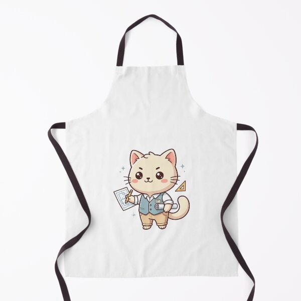 Item preview, Kawaii Cat Architect Designing Buildings designed and sold by HoopeStylee.