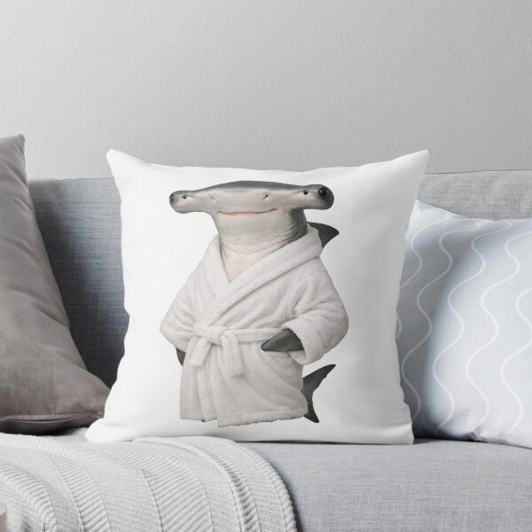 Item preview, Cute Hammerhead Shark in a Bathrobe designed and sold by Sillytoe.