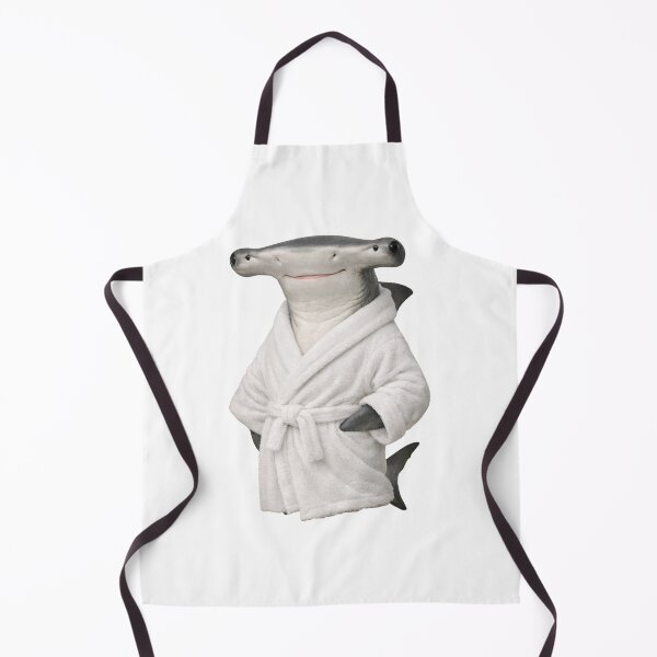 Item preview, Cute Hammerhead Shark in a Bathrobe designed and sold by Sillytoe.