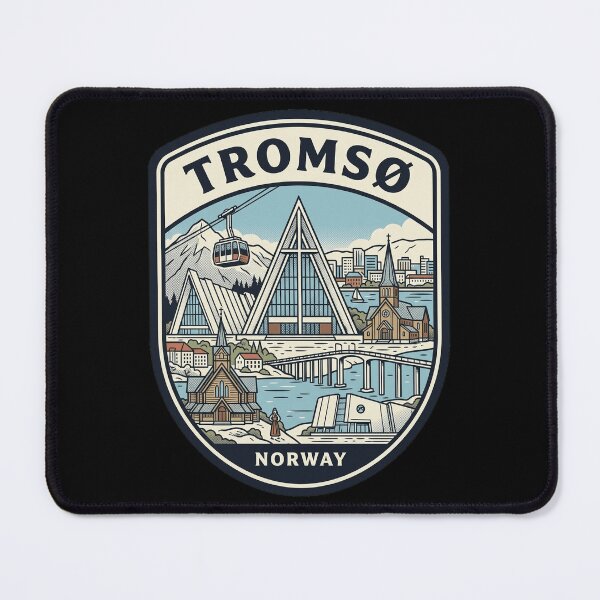 Item preview, Tromso Norway Arctic Circle Travel Emblem designed and sold by k3rstman1.