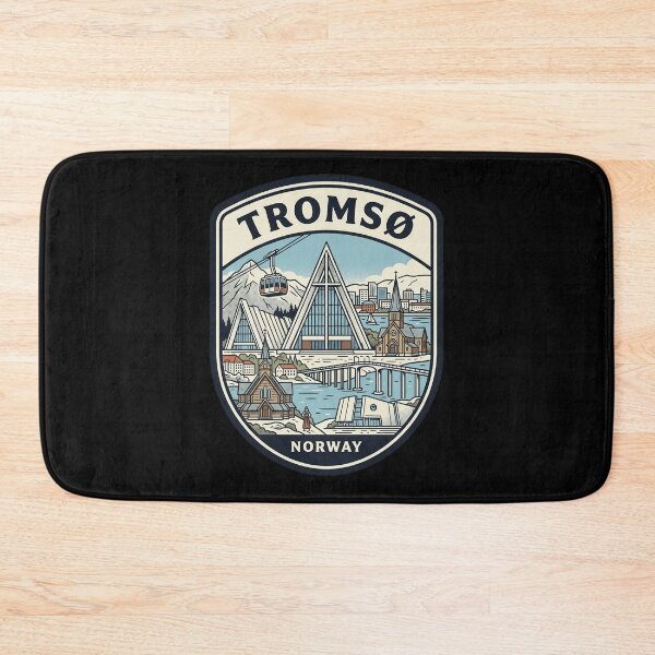 Item preview, Tromso Norway Arctic Circle Travel Emblem designed and sold by k3rstman1.