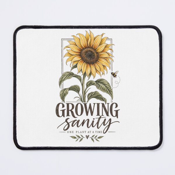 Item preview, Growing Sanity One Plant at a Time | Vintage Sunflower Garden designed and sold by InkBarn.