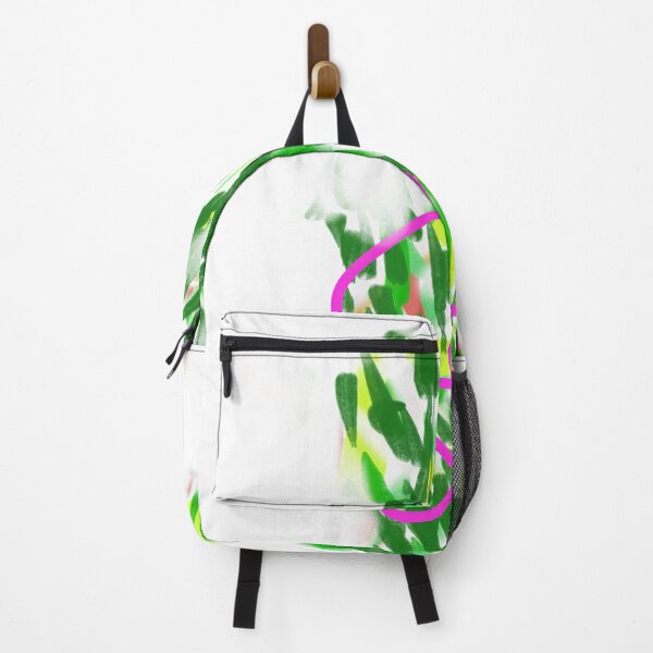 Item preview, Abstract Graffiti Tree with Signature - Neon Pink and Green Doodle designed and sold by PixelAlps.