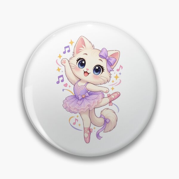 Item preview, Kawaii Cat Dancer In Motion designed and sold by HoopeStylee.