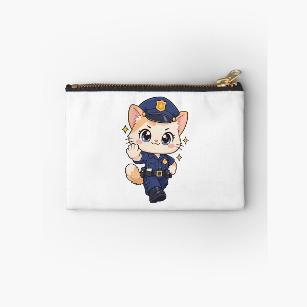Item preview, Cute Police Cat On Patrol designed and sold by HoopeStylee.