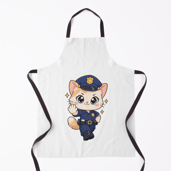 Item preview, Cute Police Cat On Patrol designed and sold by HoopeStylee.
