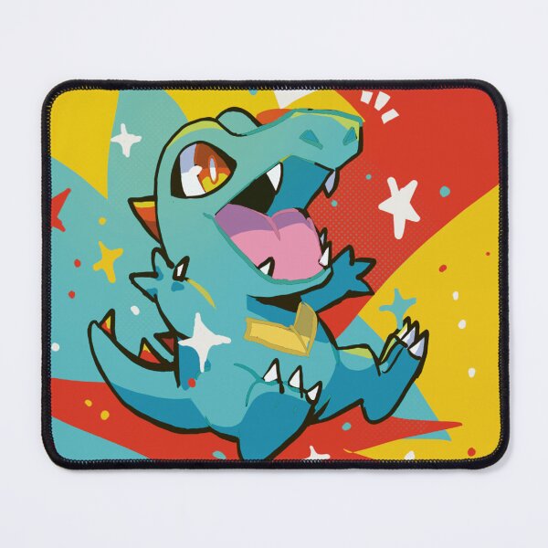 Item preview, Cute Blue Crocodile Creature - Colorful Pop Art designed and sold by Estefanía Aparici.