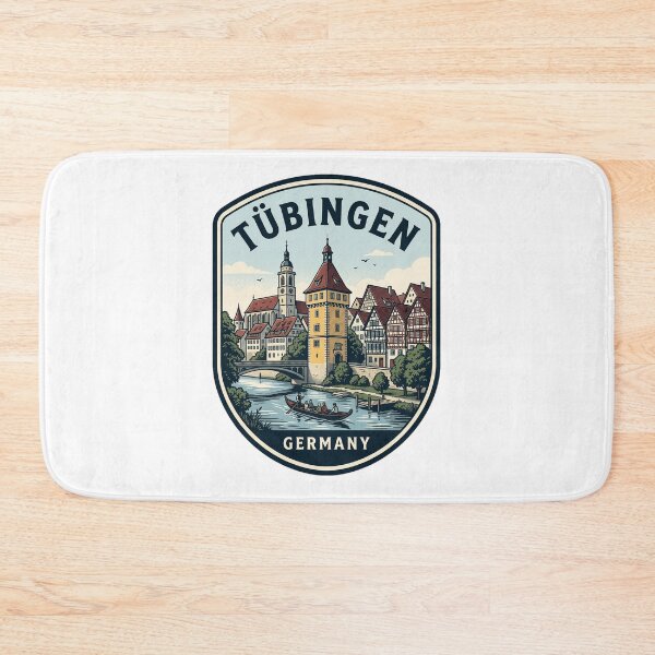 Item preview, Tübingen Germany Vintage Travel Badge Neckar River designed and sold by k3rstman1.